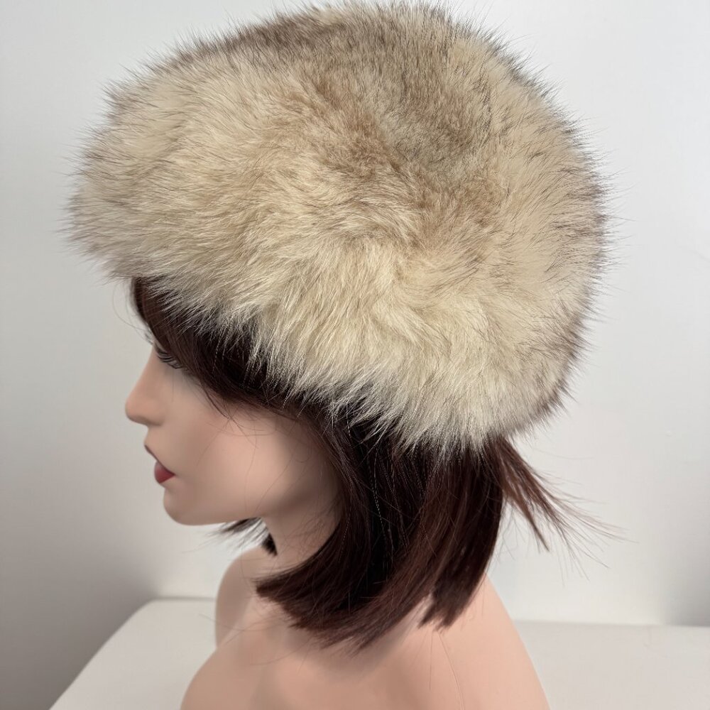 Vintage VITTORIO Cossack Fur Hat - Size S